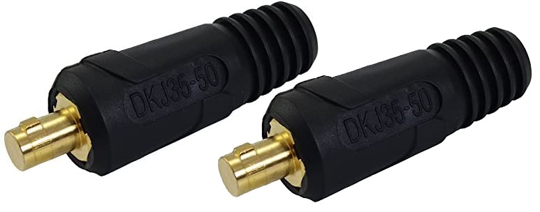 CONECTOR MACHO PARA MAQ. DE SOLDAR x PAR
